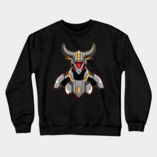 Bull Cyborg Illustration Crewneck Sweatshirt